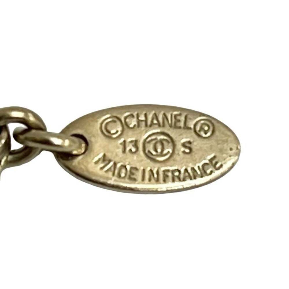 CHANEL Authentic Pink Pearl Logo Necklace - Picture 2 of 5